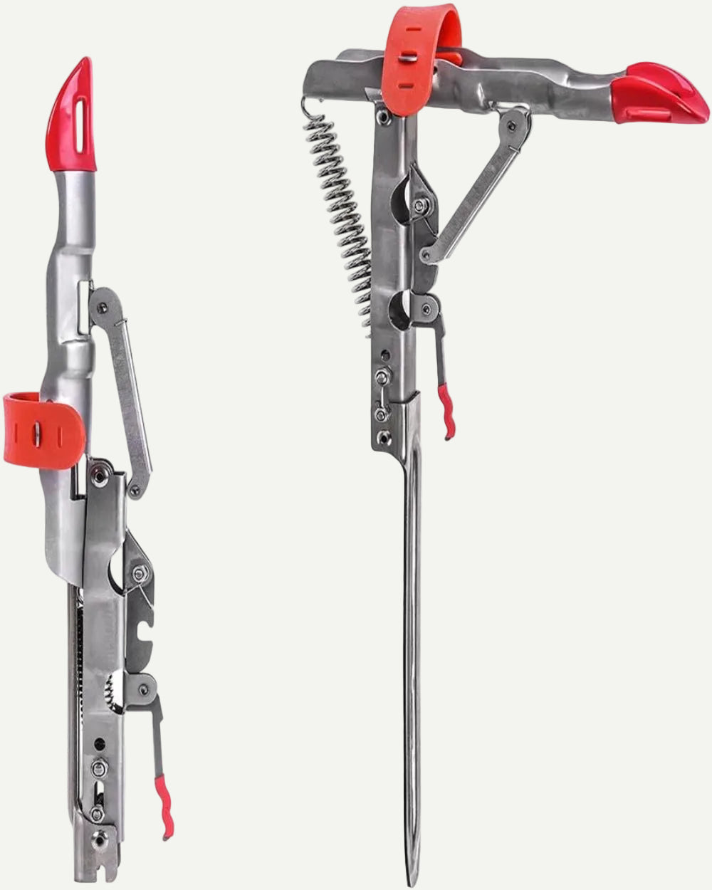 Automatic Stainless Steel Foldable Fishing Rod Holder with Double Spring Adjustable Bracket