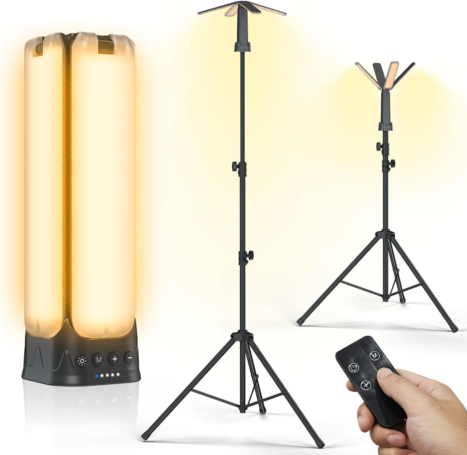 Rechargeable Telescopic Camping Light 14000mAh Magnetic Lantern 6000LM