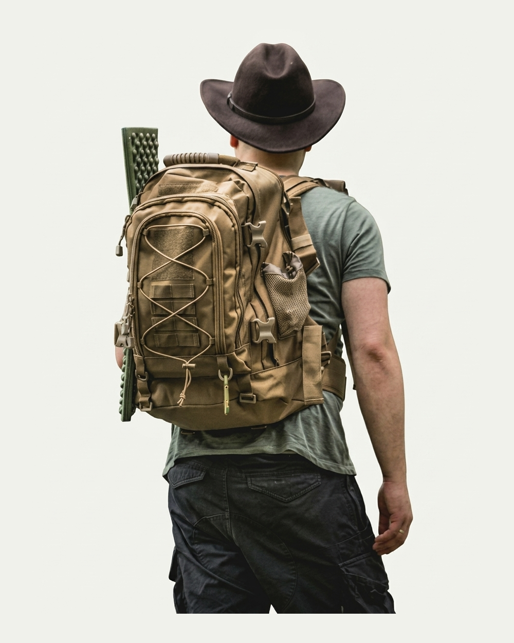 60L Expandable Waterproof Tactical Backpack for Outdoor Use