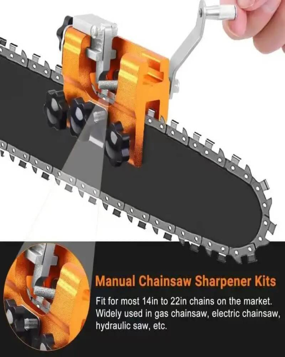 Adjustable Chainsaw Sharpening Jig for Precise Filing